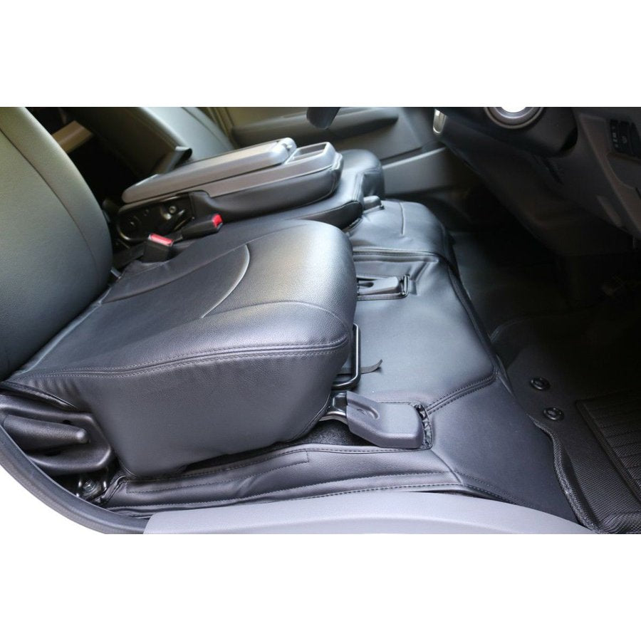 (フロントリアセット デラックス専用 ブラックレザー ) キャラバンNV350 標準ボディ DX グレード専用 デッキカバーセット DYP 新車 / VX 対応