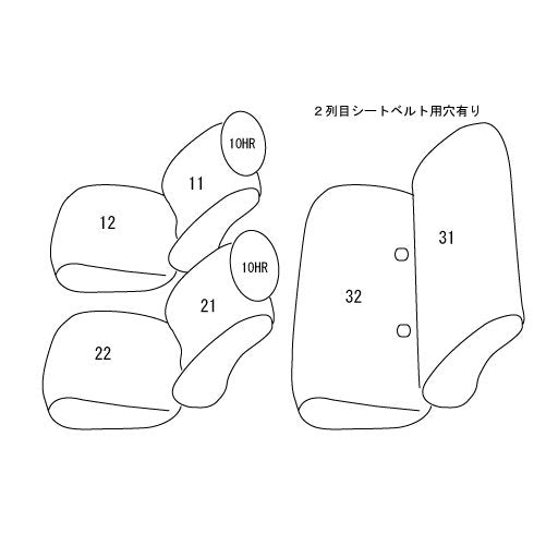 (受注生産 約4WEEK) NV200バネットバンGX中期専用 (ブラック)クラッツィオシートカバージュニア (H28/2-R3/6)年式注意 EN-5205