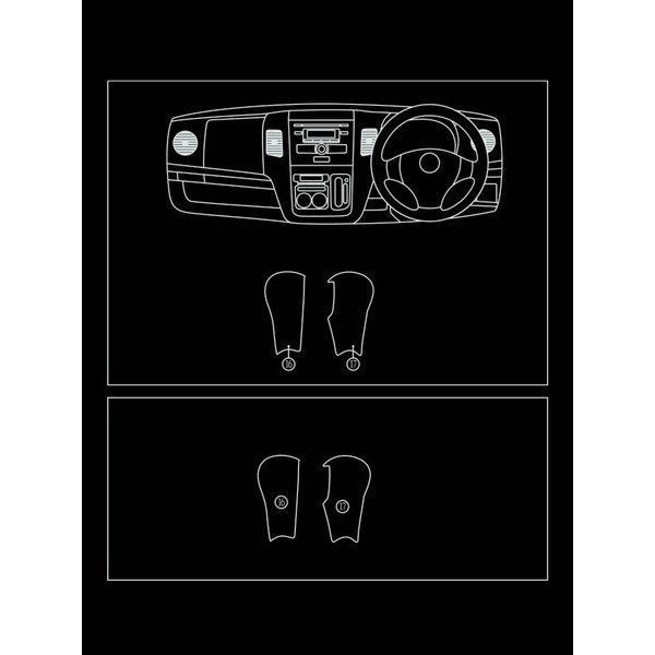 【茶木目】DYP シフトノブパネル 2P ハスラー MR31S (H26/1-)