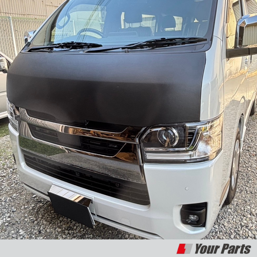 現行HIACE (USルック!ノースブラ)ブラックレザーノーズマスク