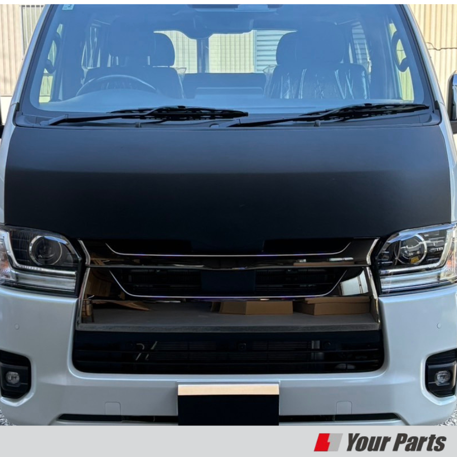 現行HIACE (USルック!ノースブラ)ブラックレザーノーズマスク