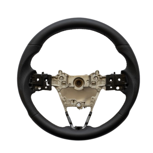 純正内装にマッチ (PVCオールレザー) スポーツステアリング タントカスタム / ファンクロス LA650系 YourParts e0182 カスタム パーツ