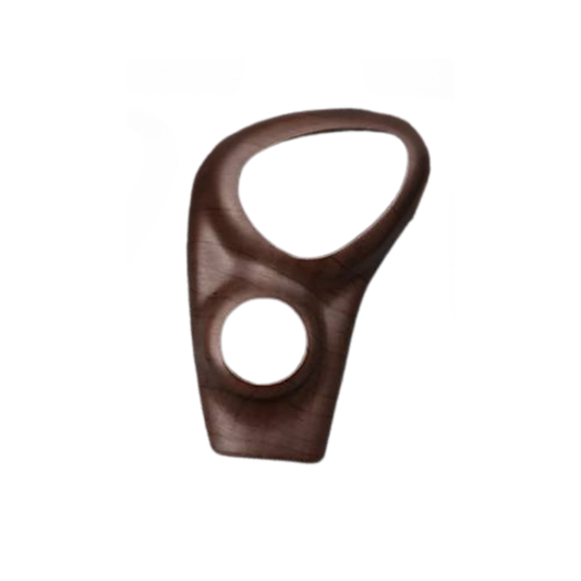 新ハスラーにアクセント 予約商品 (マット茶木目) 3Dドレスアップ シフトノブパネル1P ハスラー MR52 / 92 R2/1- YourParts パネル③ 車