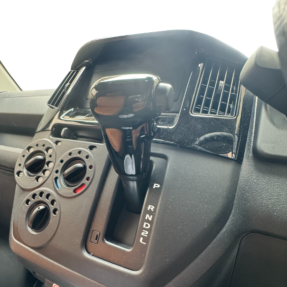 商用車ドレスアップに 当店オリジナル (ピアノブラック) 3Dシフトノブパネル 2P タウンエース S403 R2/9- YourParts 予約商品 ステアリングとセットで