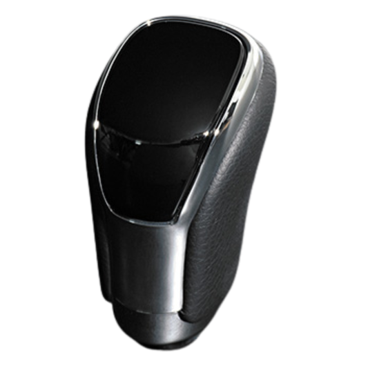 (ピアノブラック×グレーレザー) オリジナル ウッドコンビ シフトノブ LXデザイン 8mm径 レクサス IS H17/9- SK09-07 シャフト径8mm AT車 ドレスアップ