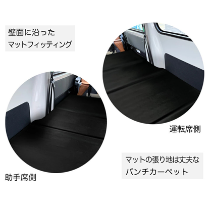 タフ仕様 全長2065mm 高さ5段階 (ブラックレザータイプ) ベッドキット タウンエース バン S403 / S413 R2/9- Field Strike GL / DX