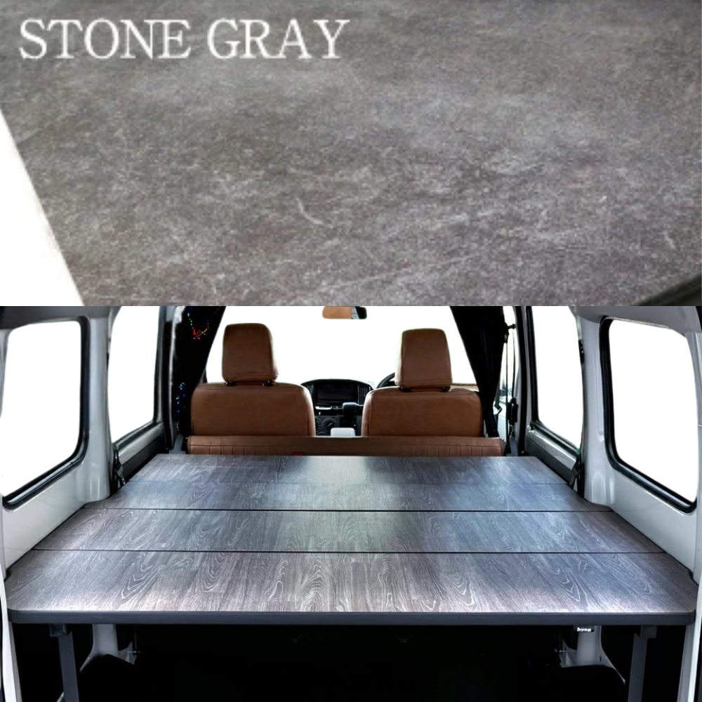 タフ仕様 全長2065mm 高さ5段階 (重歩行ストーングレー) ベッドキット 硬質タイプ タウンエース バン S403 / S413 R2/9- Field Strike GL / DX