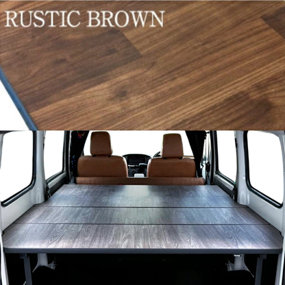 タフ仕様 全長2065mm 高さ5段階 (重歩行ラスティックブラウン) ベッドキット 硬質タイプ タウンエース バン S403 / S413 R2/9- Field Strike GL / DX