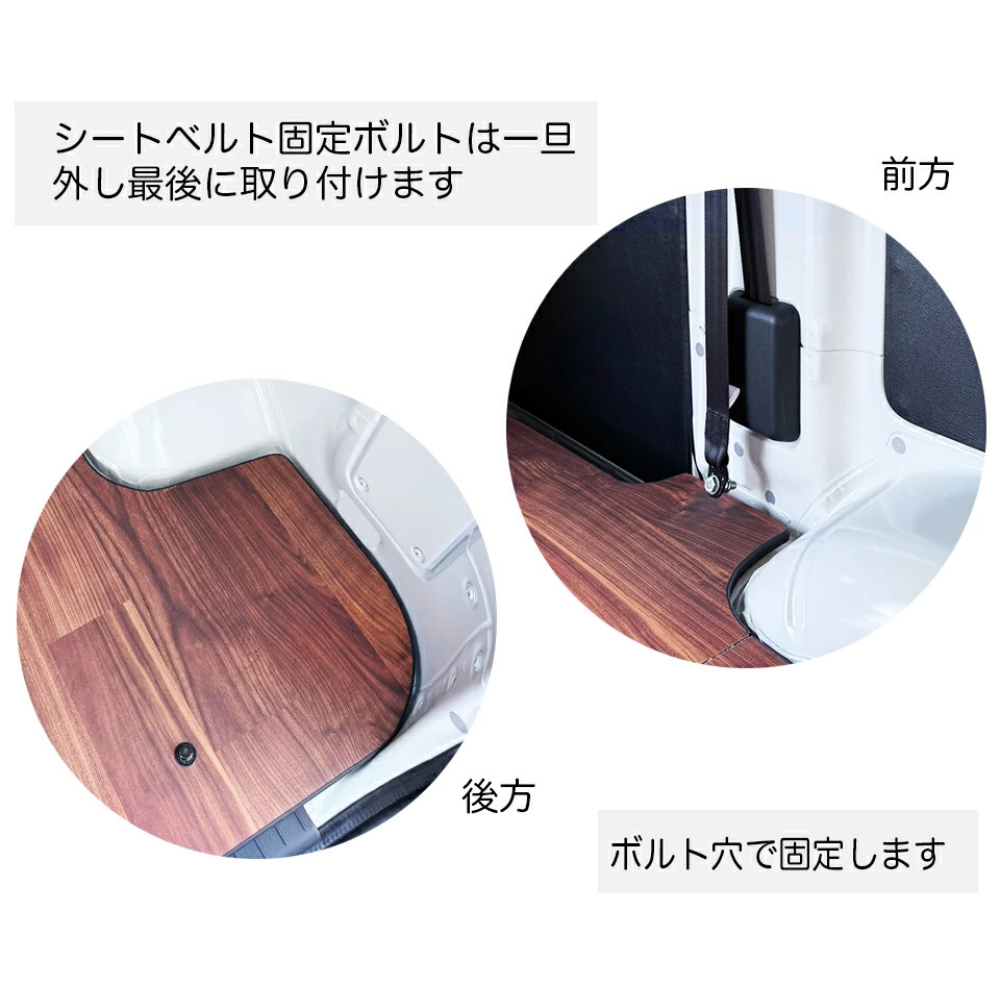 フルサイズ フロアパネル 硬質タイプ (重歩行ストーングレー) 床張りキット タウンエース バン S403 / S413 R2/9- Field Strike GL / DX