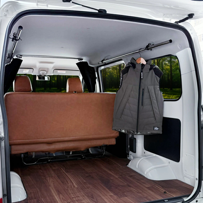 積載量アップ 天井 サイドバー (パイプホルダー赤) マルチキャリアハンガー タウンエース バン S403 / S413 R2/9- Hyog GL / DX 工事不要