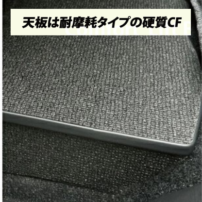 足元10センチアップ 思いやりSTEP (防滑アースブラック) 助手席用 フロアアップステップ 収納付 タウンエース バン S403 / S413 R2/9- Field Strike