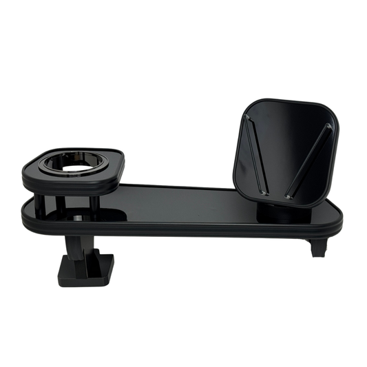 首振り機能付きスマホスタンド (ピアノブラック) スマホキャッチ助手席テーブル ルークス B44系 R2/3-R7/9 e0707 ディスプレイオーディオにお薦め