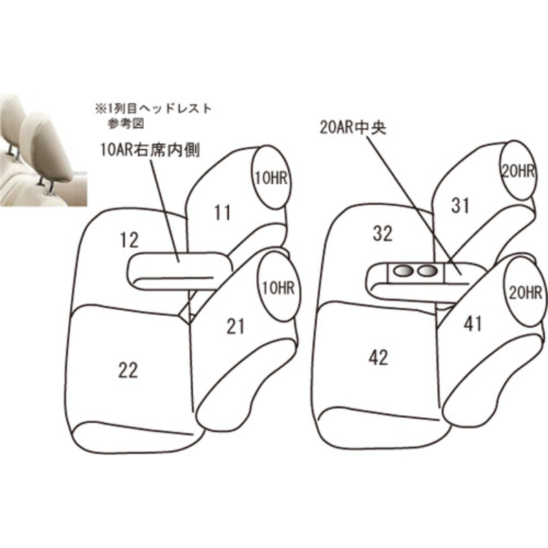 (ブラック) シートカバー Clazzio Jr アトレーワゴン S321G 中期 (H24/04-H29/10) クラッツィオ ED-0666 カスタムターボRS 前列アームレスト有車