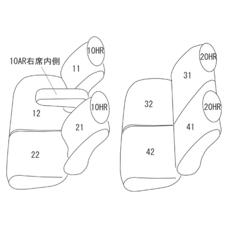 (ブラック) シートカバー Clazzio Jr N-BOX JF3 / JF4 (H29/9-R1/9) クラッツィオ EH-2046 G・L / G・L Honda SENSING