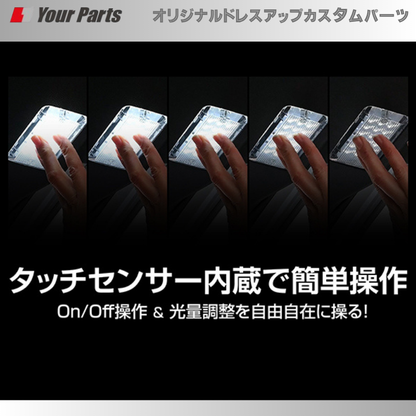 バックドアにLEDライトをインストール バックドア LEDライト ランドクルーザー 250系 R6/4- LANBO WD104168 増設タイプ アウトドア ランプ