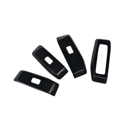 パワーウインドースイッチ部分 (ピアノブラック) 3Dインテリアパネル 4Pセット ランドクルーザー 250系 R6/4- LANBO LP1208-BM126 車 カスタム パーツ 内装