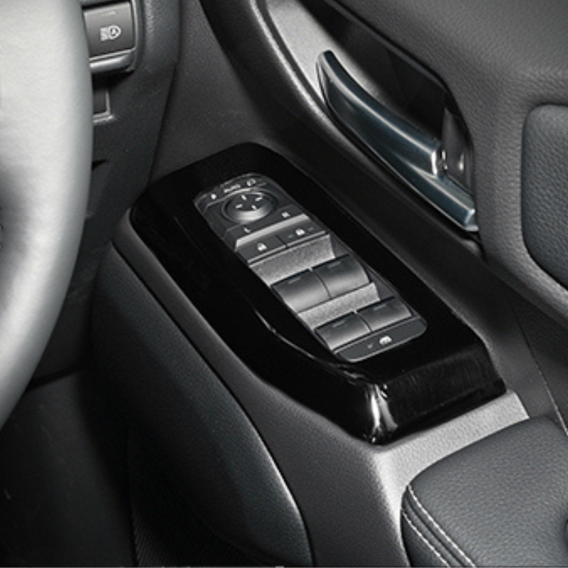 パワーウインドースイッチ部分 (ピアノブラック) 3Dインテリアパネル 4Pセット ランドクルーザー 250系 R6/4- LANBO LP1208-BM126 車 カスタム パーツ 内装