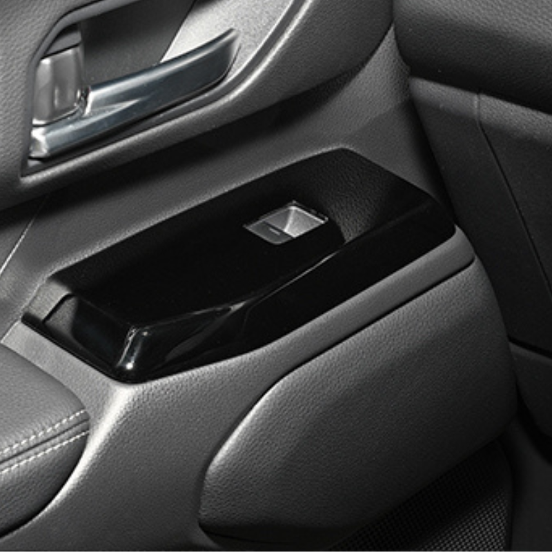 パワーウインドースイッチ部分 (ピアノブラック) 3Dインテリアパネル 4Pセット ランドクルーザー 250系 R6/4- LANBO LP1208-BM126 車 カスタム パーツ 内装