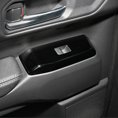 パワーウインドースイッチ部分 (ピアノブラック) 3Dインテリアパネル 4Pセット ランドクルーザー 250系 R6/4- LANBO LP1208-BM126 車 カスタム パーツ 内装