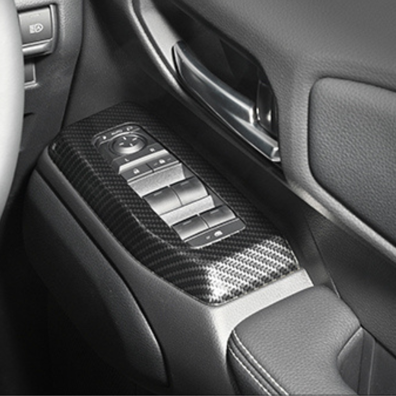 パワーウインドースイッチ部分 (カーボン調) 3Dインテリアパネル 4Pセット ランドクルーザー 250系 R6/4- LANBO LP1208-BM254 車 カスタム パーツ 内装