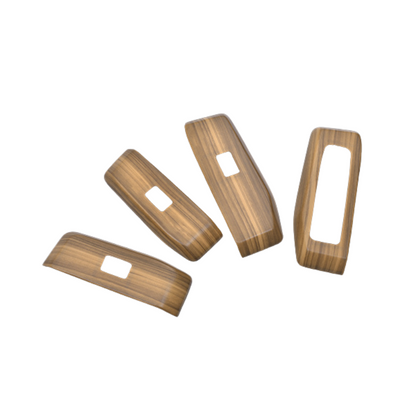 パワーウインドースイッチ部分 (ライトブラウン) 3Dインテリアパネル 4Pセット ランドクルーザー 250系 R6/4- LANBO LP1208-BM296 車 カスタム パーツ 内装