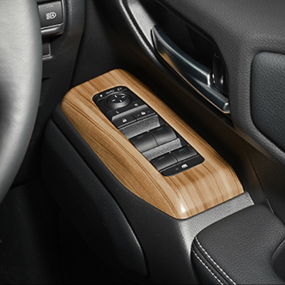 パワーウインドースイッチ部分 (ライトブラウン) 3Dインテリアパネル 4Pセット ランドクルーザー 250系 R6/4- LANBO LP1208-BM296 車 カスタム パーツ 内装