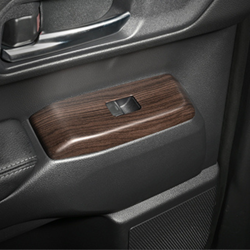 パワーウインドースイッチ部分 (ダークブラウン) 3Dインテリアパネル 4Pセット ランドクルーザー 250系 R6/4- LANBO LP1208-BM351 車 カスタム パーツ 内装