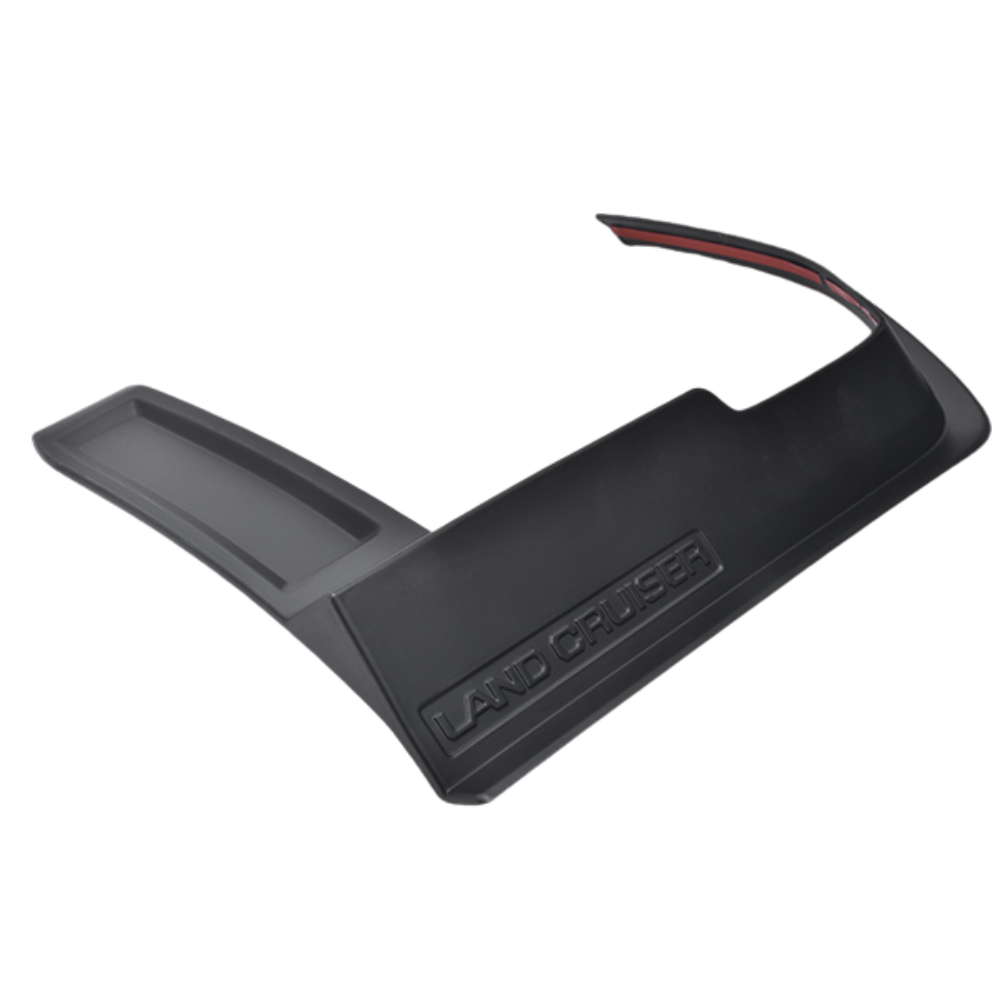 リアバンパーと統一感を (マットブラック) テールランプフレームガーニッシュ2P 左右セット ランドクルーザー 250系 R6/4- LANBO WD104171