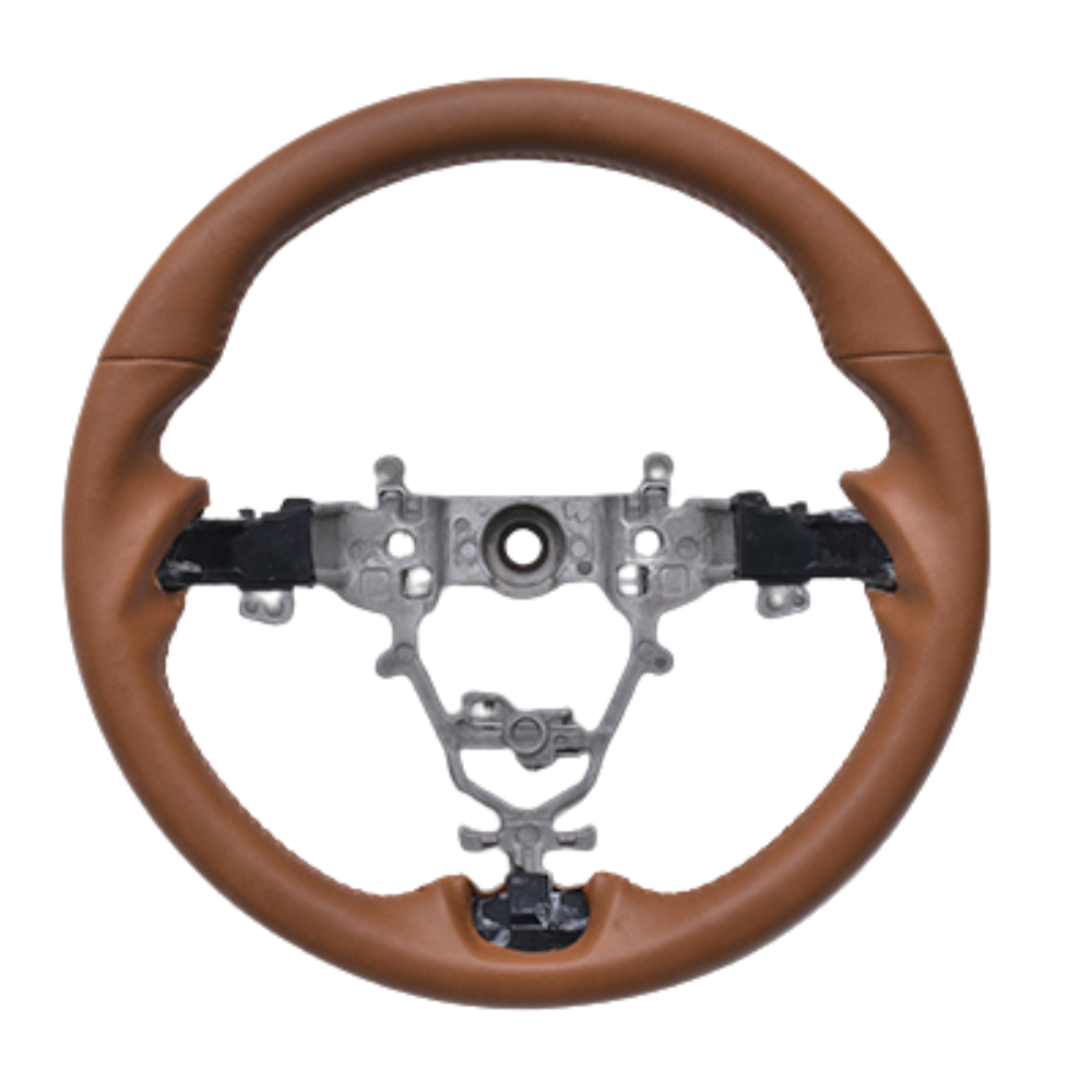 クラシックスタイル (キャメルレザー) オールレザーステアリング ジムニー JB64W H30/7- LANBO LSS06F 車 カスタム パーツ 内装 おしゃれ ドレスアップ