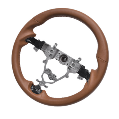 クラシックスタイル (キャメルレザー) オールレザーステアリング ジムニー JB64W H30/7- LANBO LSS06F 車 カスタム パーツ 内装 おしゃれ ドレスアップ