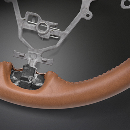 クラシックスタイル (キャメルレザー) オールレザーステアリング ジムニー JB64W H30/7- LANBO LSS06F 車 カスタム パーツ 内装 おしゃれ ドレスアップ