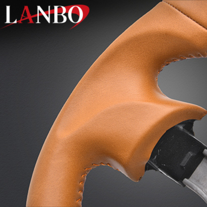 クラシックスタイル (キャメルレザー) オールレザーステアリング プロボックス 160系 H26/8- LANBO LSD006F 車 カスタム パーツ 内装 おしゃれ