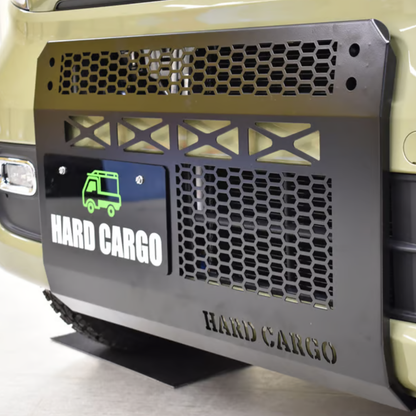 タフ仕様 フロントバンパーグリル (ブラック塗装スチール製パウダーコート仕上げ ) スキッドグリル N-VAN JJ1/JJ2 H30/07- HARD CARGO