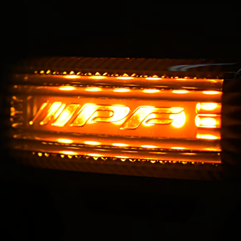 タフ仕様 フロントグリル (ブラック塗装 スモークアンバーLED) LEDスキッドグリル ハイゼットトラック ジャンボ S500系 後期 MC前 R3/12迄 HARD CARGO