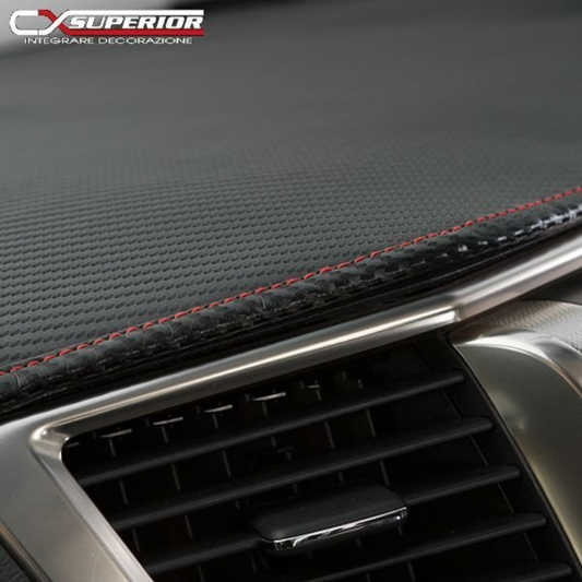 受注生産3week カーボンルック ダッシュマット アルファード 10系 H14/5-H20/4 レッドステッチ 車 カスタム パーツ 内装 おしゃれ ドレスアップ