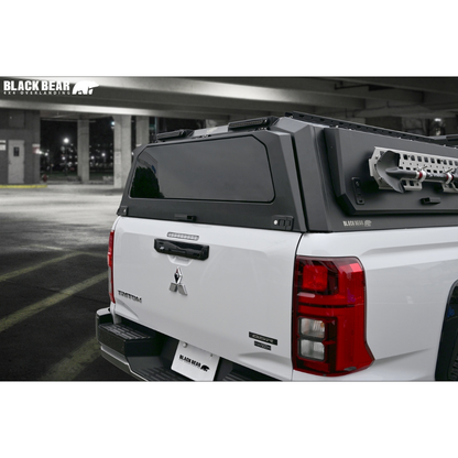 武装的ビジュアル キャノピー トライトン LC2T R6/2- CAN003 アルミ合金 レール付 LED3WAYハイマウントランプ装備