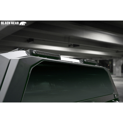 武装的ビジュアル キャノピー トライトン LC2T R6/2- CAN003 アルミ合金 レール付 LED3WAYハイマウントランプ装備