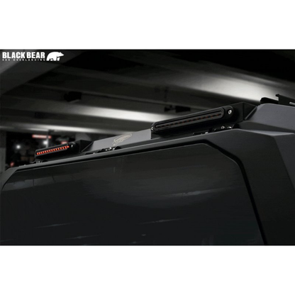 武装的ビジュアル キャノピー ハイラックス GUN125 H29/9- CAN004 アルミ合金 レール付 LED3WAYハイマウントランプ装備