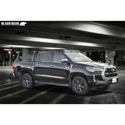 積載能力アップ ロータイプ ルーフラック ハイラックス GUN125 H29/9- RF001 車種専用設計 アウトドア 車中泊 キャンプ