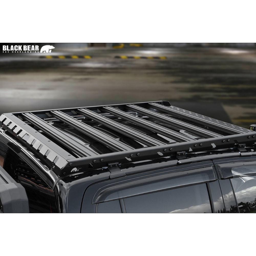 積載能力アップ ロータイプ ルーフラック ハイラックス GUN125 H29/9- RF001 車種専用設計 アウトドア 車中泊 キャンプ