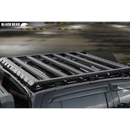 積載能力アップ ロータイプ ルーフラック ハイラックス GUN125 H29/9- RF001 車種専用設計 アウトドア 車中泊 キャンプ