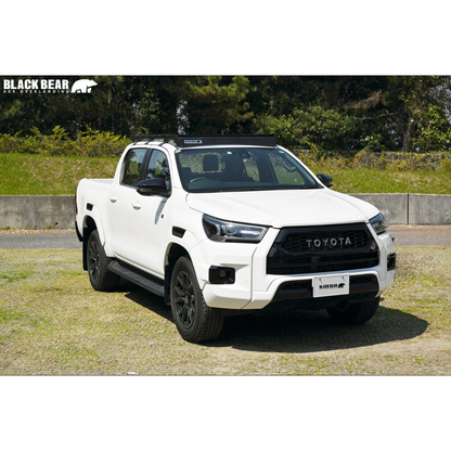 積載能力アップ ロータイプ ルーフラック ハイラックス GUN125 H29/9- RF001 車種専用設計 アウトドア 車中泊 キャンプ