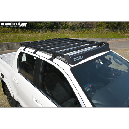 積載能力アップ ロータイプ ルーフラック ハイラックス GUN125 H29/9- RF001 車種専用設計 アウトドア 車中泊 キャンプ