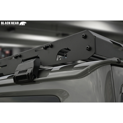 積載能力アップ ロータイプ ルーフラック ジムニー シエラ可 JB64W / 74W H30/7- RF004 車種専用設計 アウトドア 車中泊 キャンプ