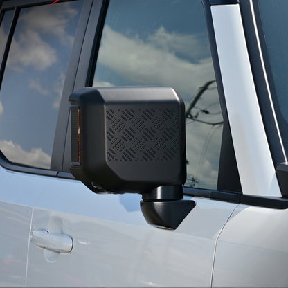 武装的ビジュアル (マットブラック) サイドミラーカバー 左右2Pセット ランドクルーザー 250系 R6/4- WD104207 ABS樹脂 車 カスタム パーツ 外装 おしゃれ