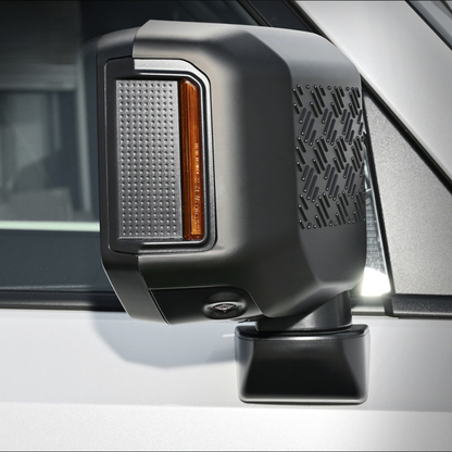 武装的ビジュアル (マットブラック) サイドミラーカバー 左右2Pセット ランドクルーザー 250系 R6/4- WD104207 ABS樹脂 車 カスタム パーツ 外装 おしゃれ