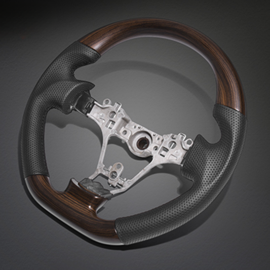 (ダークブラウン) ウッドコンビステアリング スポーツタイプ プロボックス 160系 H26/8- LSD006-BM351 純正エアバッグ対応 車 カスタム パーツ 内装