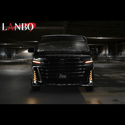 昼間でも隠せない、圧倒的な存在感。 (白光X青光) LEDデイライトキット ヴェルファイア 40系 R5/6- 流れるデイライト LDLK-VE40 3WAY仕様