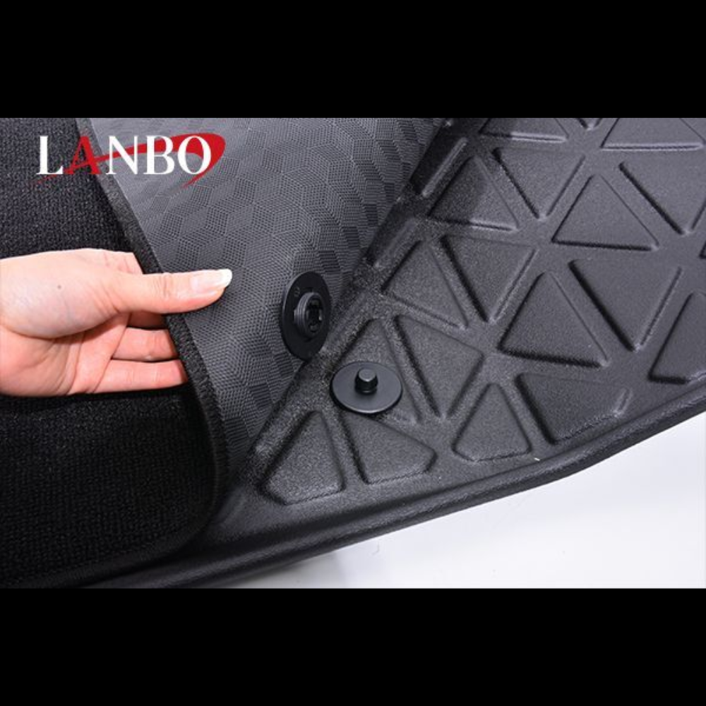 新車にお薦め (ブラック) 3Dデュアルフロアマット 前方席用 N-VAN JJ1/2 H30/7- FLM56 内装 インテリア 車内 ドレスアップ カスタム