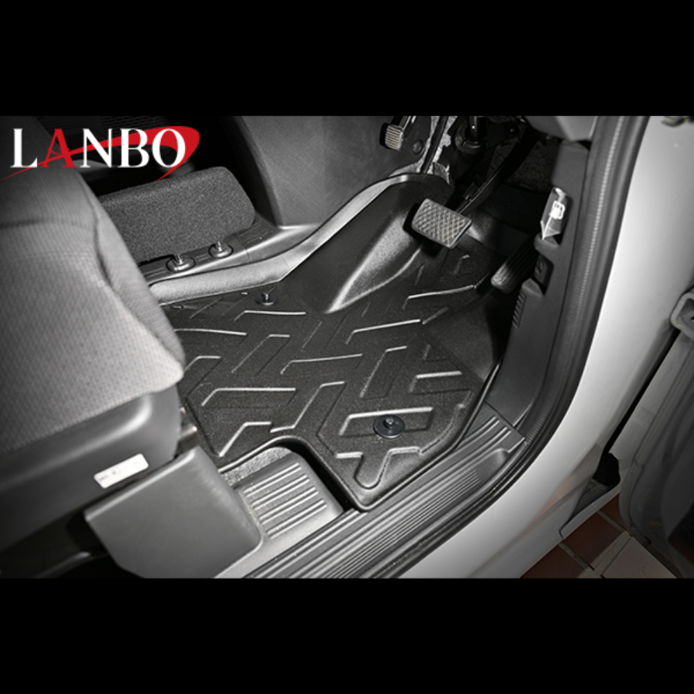 新車にお薦め (ブラック) 3Dデュアルフロアマット 前方席用 N-VAN JJ1/2 H30/7- FLM56 内装 インテリア 車内 ドレスアップ カスタム